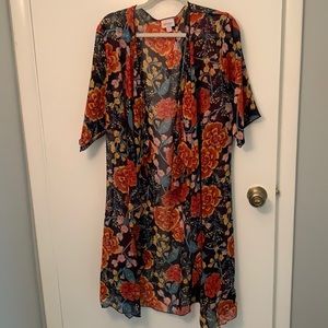 Floral lularoe kimono
